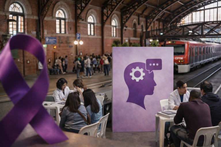 Estação da Luz recebe ação gratuita de psicoterapia nesta quinta-feira